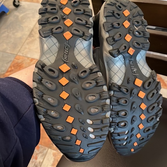 Men’s Athletic Sandals, Gray, Black, Orange, Hi-Tec, Size 10, Good Condition - Picture 7 of 7